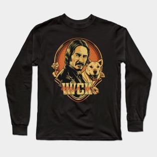 John Wick and dog Long Sleeve T-Shirt